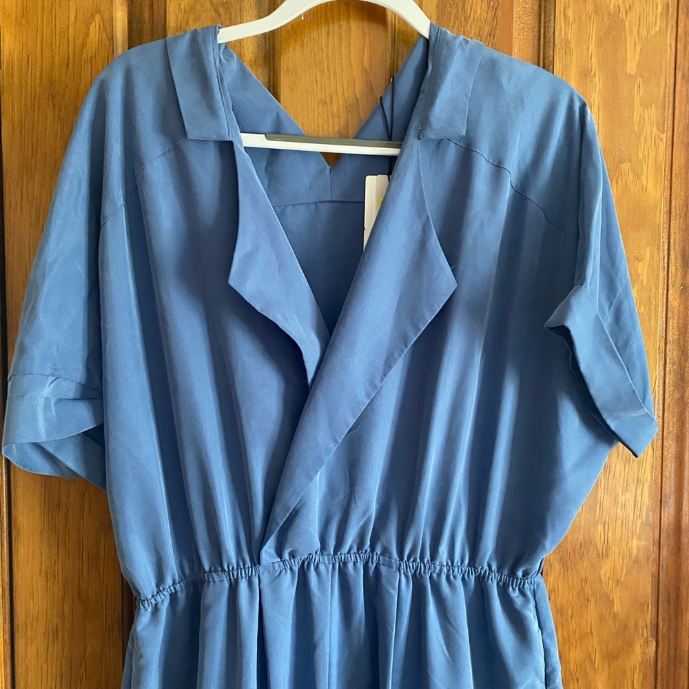 Blue jumpsuit - Picture 3 of 4